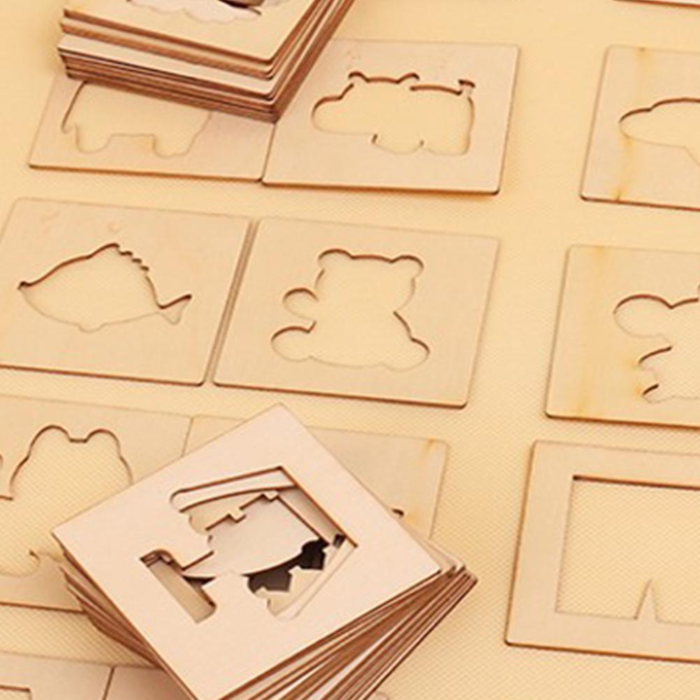 1 Set Kids Drawing Art Set Children Paint Set Tools Kids Drawing Templates for Toddlers Early School