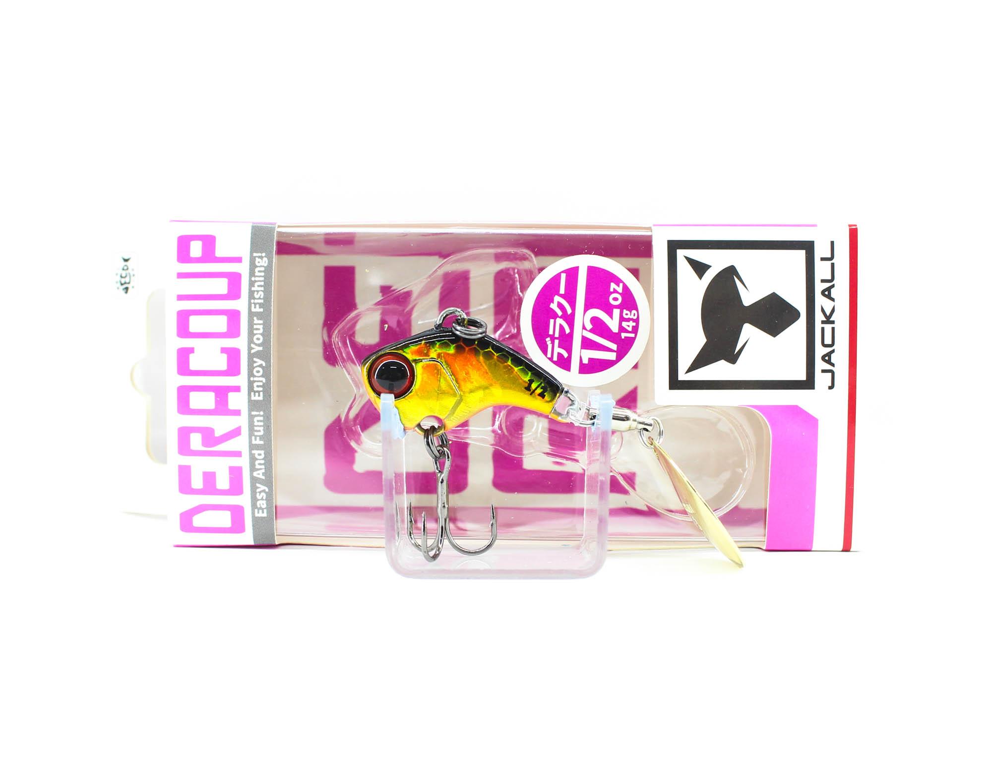 

Jackall Deracoup 1/2 oz Spin Tail Тонущая Приманка HL Gold Black (2987)