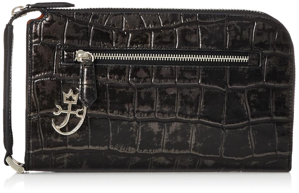 Castelbajac Men's Clutch Pouch CB Gypsum Black