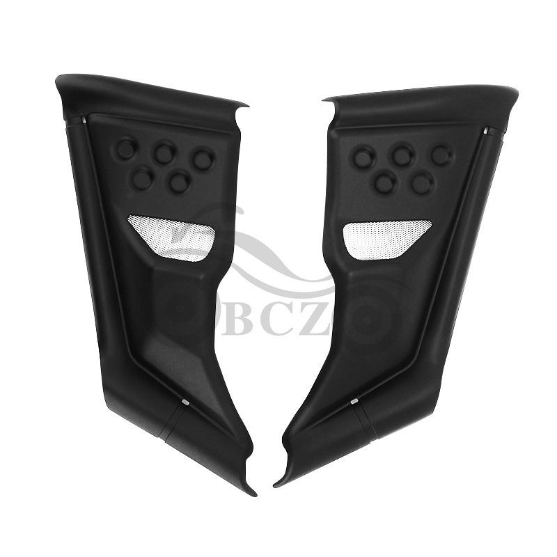 T Rebel CMX300/500 Matte Black Engine Side Panel with Mesh Protection Plate