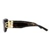 Balenciaga Side Letter Hollow Irregular Shape Sunglasses Women sunglasses Tortoiseshell BB0310SK002