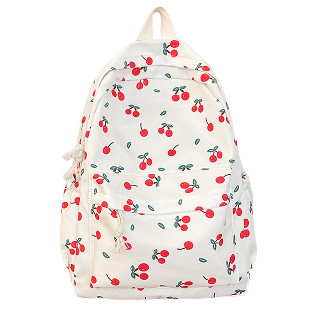 Practical Japanese Fruit Design Backpack for Shopping and Outdoor Activities