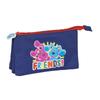 -Triple Blue's Clues Pencil Case Navy Blue (22x12x3cm)
