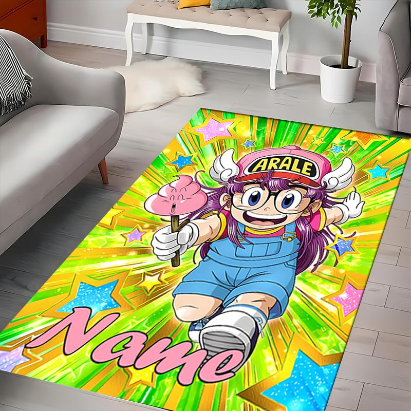 Custom personalization Arale Norimaki Area Rug - Perfect For Kitchen, Bathroom,Laundry Room Decor Large Size Available,Gift All Seasons