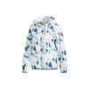 adidas Neo Women's White Floral Print Hooded Woven Track Jacket DW7778