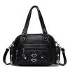 Women's Soft Leather Shoulder Bag Large Capacity Lightweight Crossbody Bag Mother Bag
