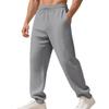 Fashionable  Autumn Winter Men's Loose Straight Jacquard Casual Simple Commuting Solid Color Versatile Wide-leg Trousers