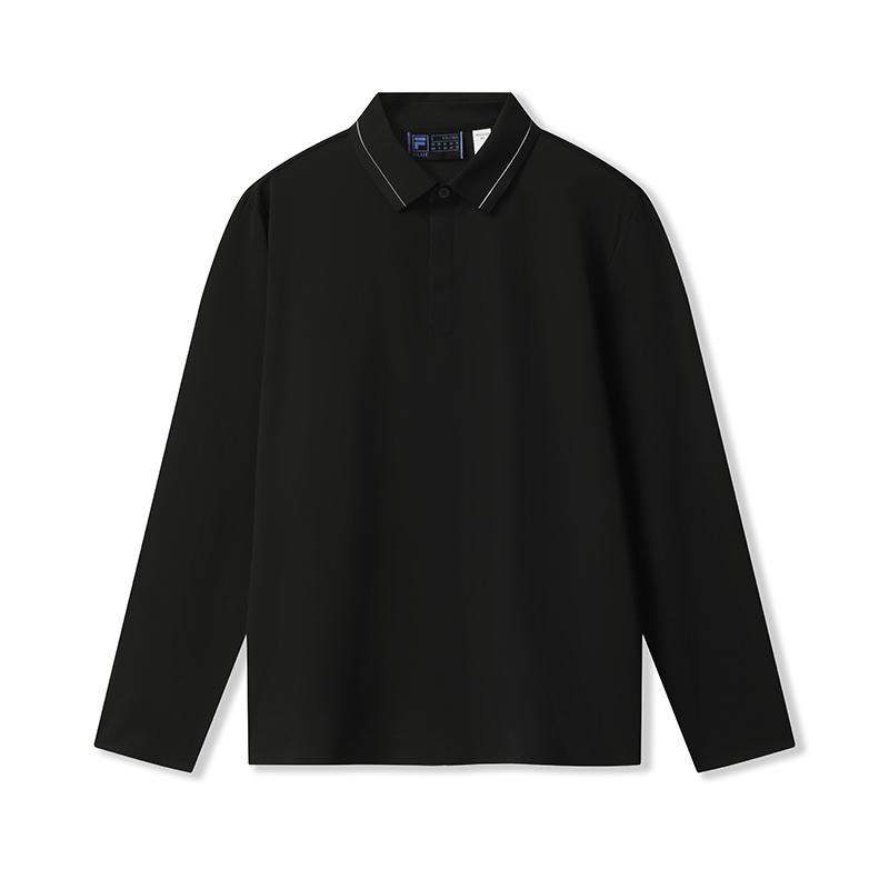 

New FILA Polo Shirts Men s Jet Black BK F11M532202F-BK 175/96A/L