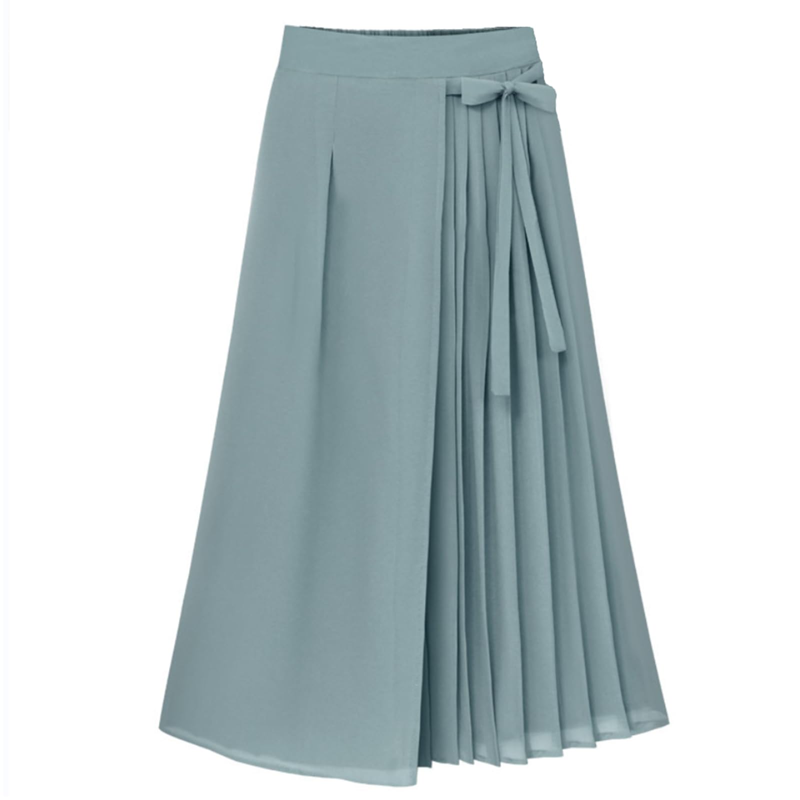 

Однотонный костюм гаучо плиссированный длинный с высокой посадкой корейский для работы [JLBOCMGT] Женские брюки широкие, Цвет, Брюки, Брюки, Кюлоты, Брюки, Талия, Стиль, Брюки, синий