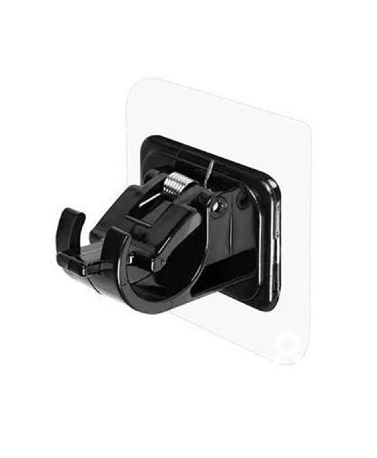 

Перфорированный регулируемый кронштейн для карниза, крючок для чашки, подходит для повседневного использования на кухне, в ванной и в спальне. One Size чёрный