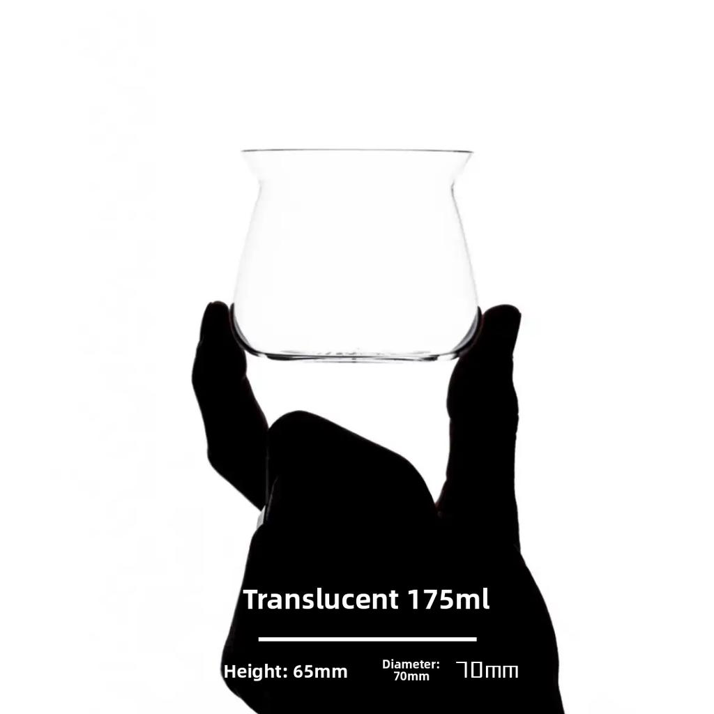 175ml 275ml Tazza per Degustazione Caffè Versato a Mano Odore Sapore Tazza Vetro Resistente al Calore Caraffa da Condivisione Trasparente Stile Europeo Texture De...