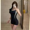 Swimsuit Women's Senior New Adult Swimming Pool Special Racing Slightly Fat One-piece Conservative Hot Spring