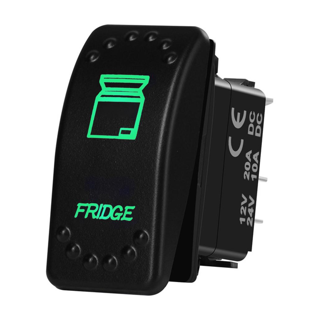 12V 20A Boat Car Rocker Switch ON OFF / ON OFF ON Toggle Switch Green Led Bar Anchor Flood Light for ARB CARLING NARVA 4x4 Truck Switches4