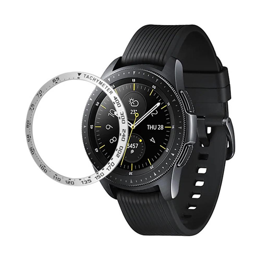 Bezel Suitable for Galaxy Watch 42/46MM Speed Metal Protection Ring Adhesive Cover Anti Scratch Repl