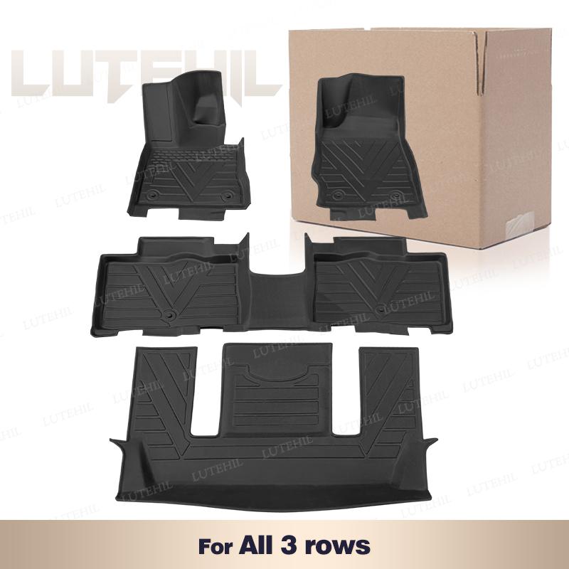 For Lincoln Aviator 2019-2025 2024 2023 Custom All-Weather TPE Floor Mat Carpet Cover Automotive Interior Protector Accessories