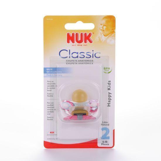

Chupete Nukete T2 Dia Latex 1 Unidad Nuk