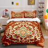 Floral Pattern Three-Piece Set For Decor Soft Comfortable Duvet Cover Bedding Set Included 1*Duvet Cover & 2*Pillowcases, Gift