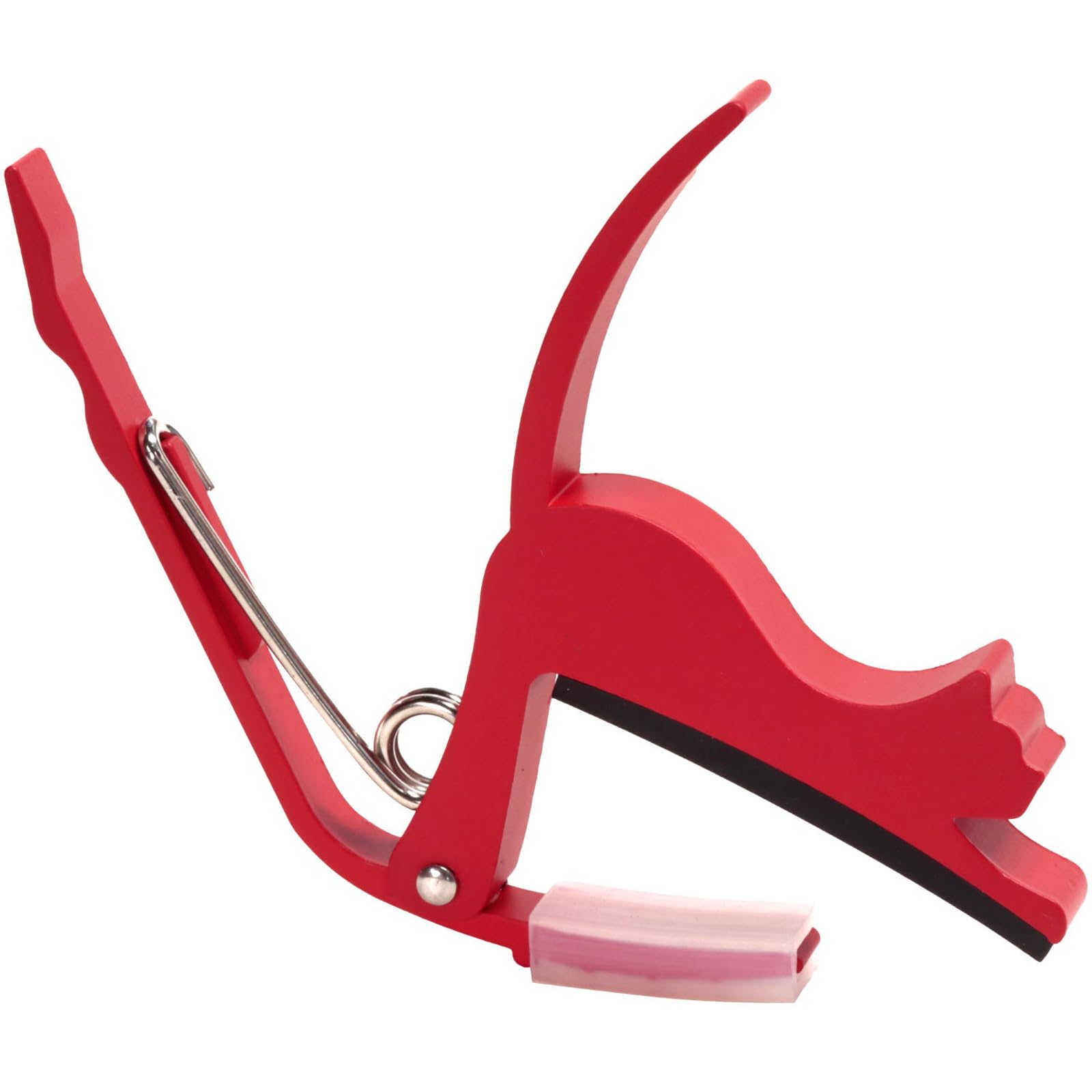 

Kikutani Капо для гитары Капо-кот Получите помощь от кота Для электро- и акустических КРАСНЫХ гитар, 6-струнный GC-NEKO