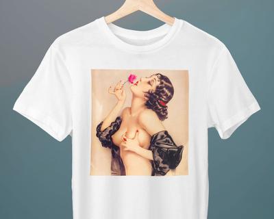 Memories of Olive Alberto Vargas Unisex T-Shirt Art T-Shirt Gift for Her Gift for Him