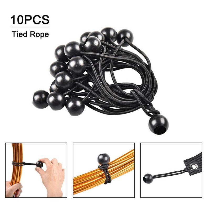 10Pcs Plastik Ball Gummiseile Trampolin Schnur Plane Plane Zelt Flagge 10Pcs Plastik Ball Gummiseile Trampolin Schnur Plane Plane Zelt Flagge