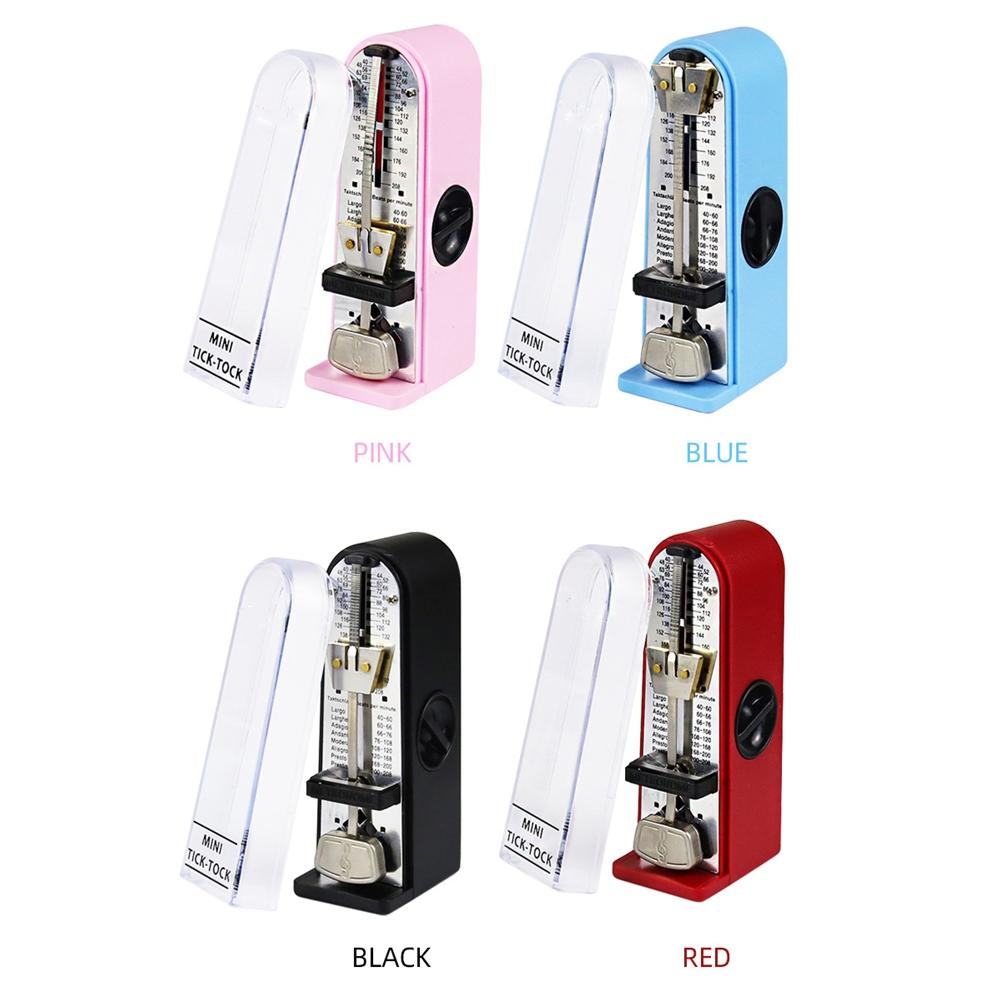 Mini Mechanical Metronome 110*50.8*30.1mm For Piano Guitar ViolinUkulele Portable Metronome Train Music Accessories