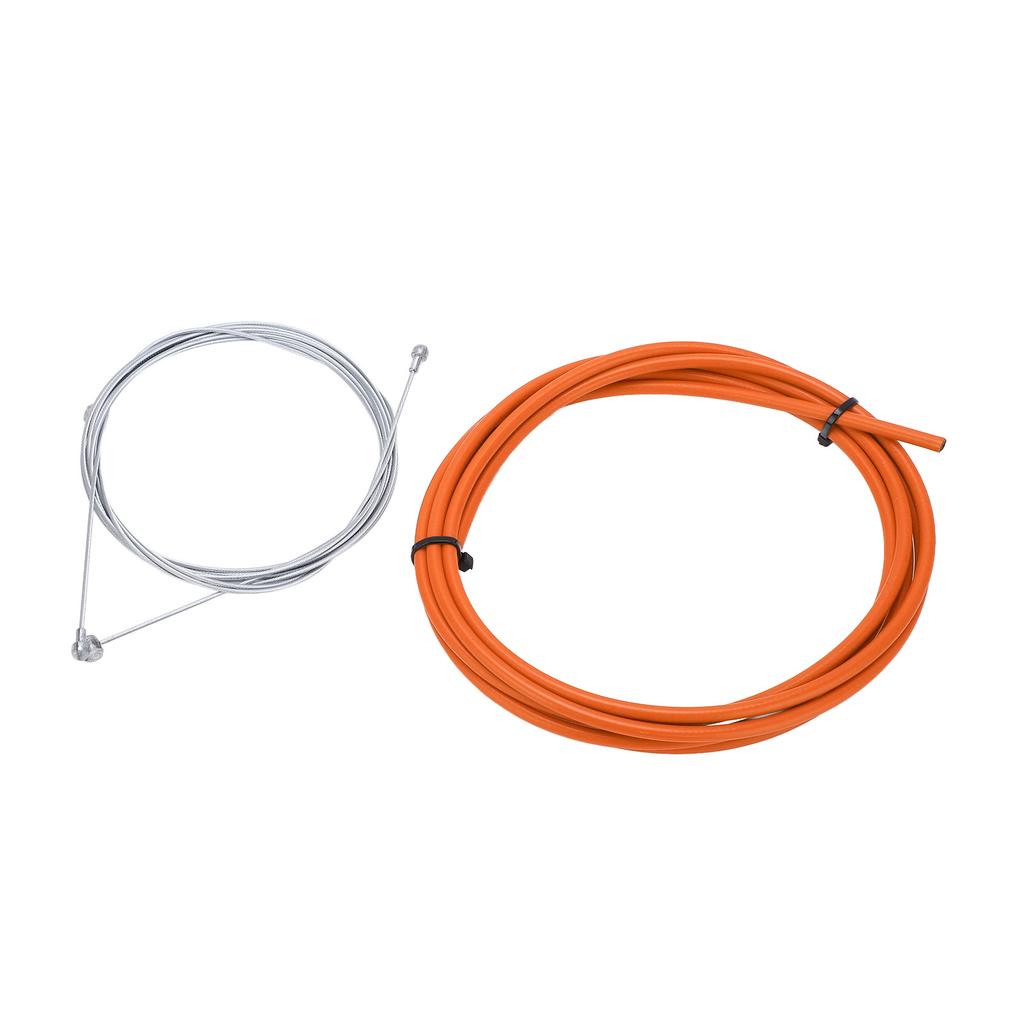 BOLANY Bike Bicycle Brake Cable and Housing Set Stable Strong 5mm Bicycle Brake CableOrange
