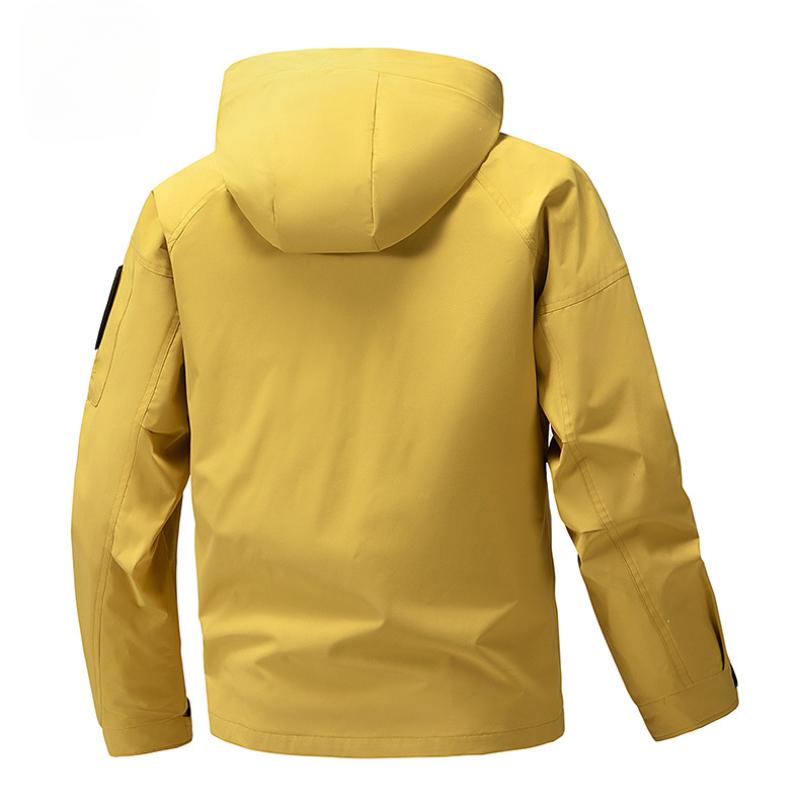 Hooded Work Jacket Men's Trendy Versatile Casual New Men's Jacket Thin Style