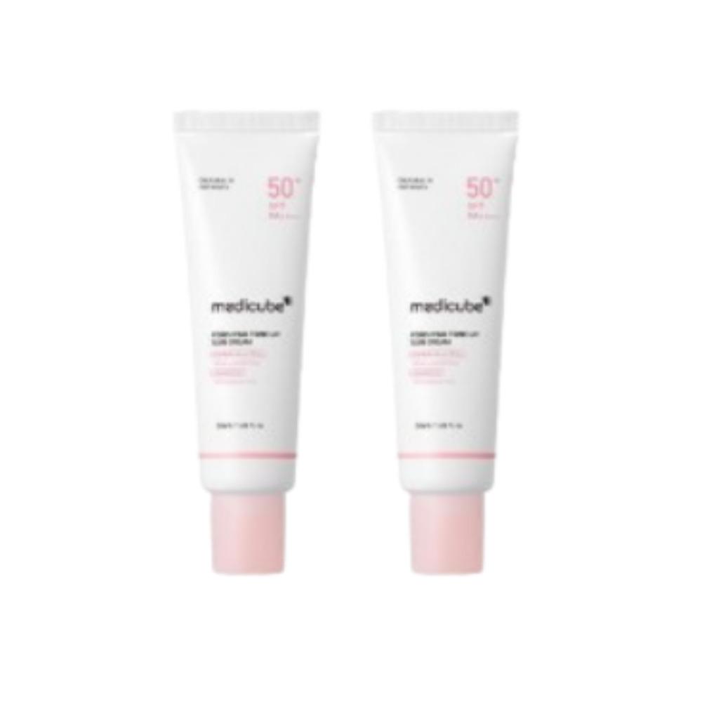 

MEDICUBE PDRN Pink Tone-Up Sunscreen SPF50+ PA++++ Brightening UV Protection 50ml x2