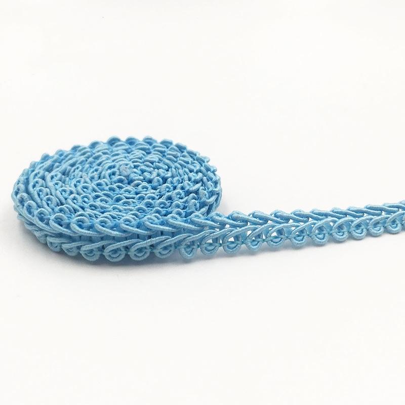 5 meter 8 mm pynt sy blonder gull sølv tusenbein flettet blonder bånd hjemmefest dekorasjon DIY klær kurve sy blonder