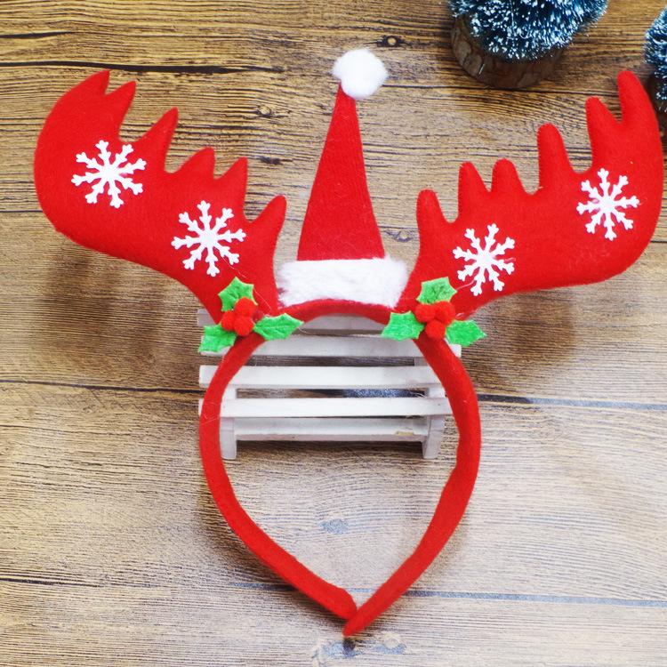 Luminous Christmas Antler Headband for Children & Adults