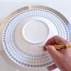 Righello per Suddivisione Cerchi Per Studi d'Arte e Scuole Design Per Prestazioni di Lunga Durata