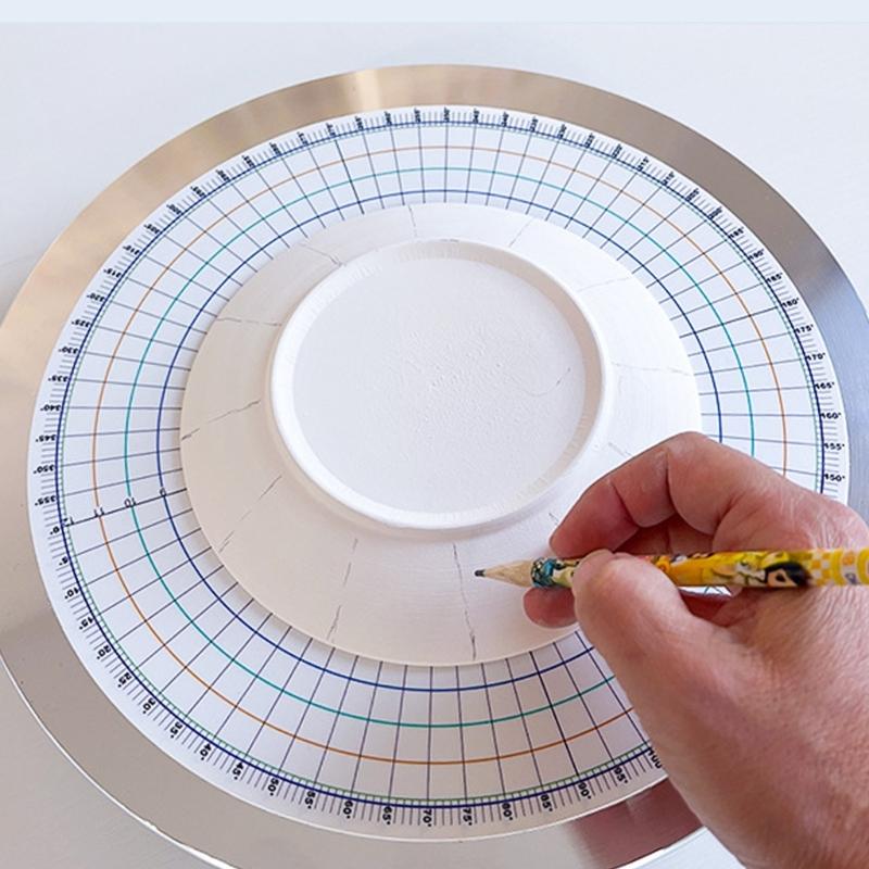 Righello per Suddivisione Cerchi Per Studi d'Arte e Scuole Design Per Prestazioni di Lunga Durata