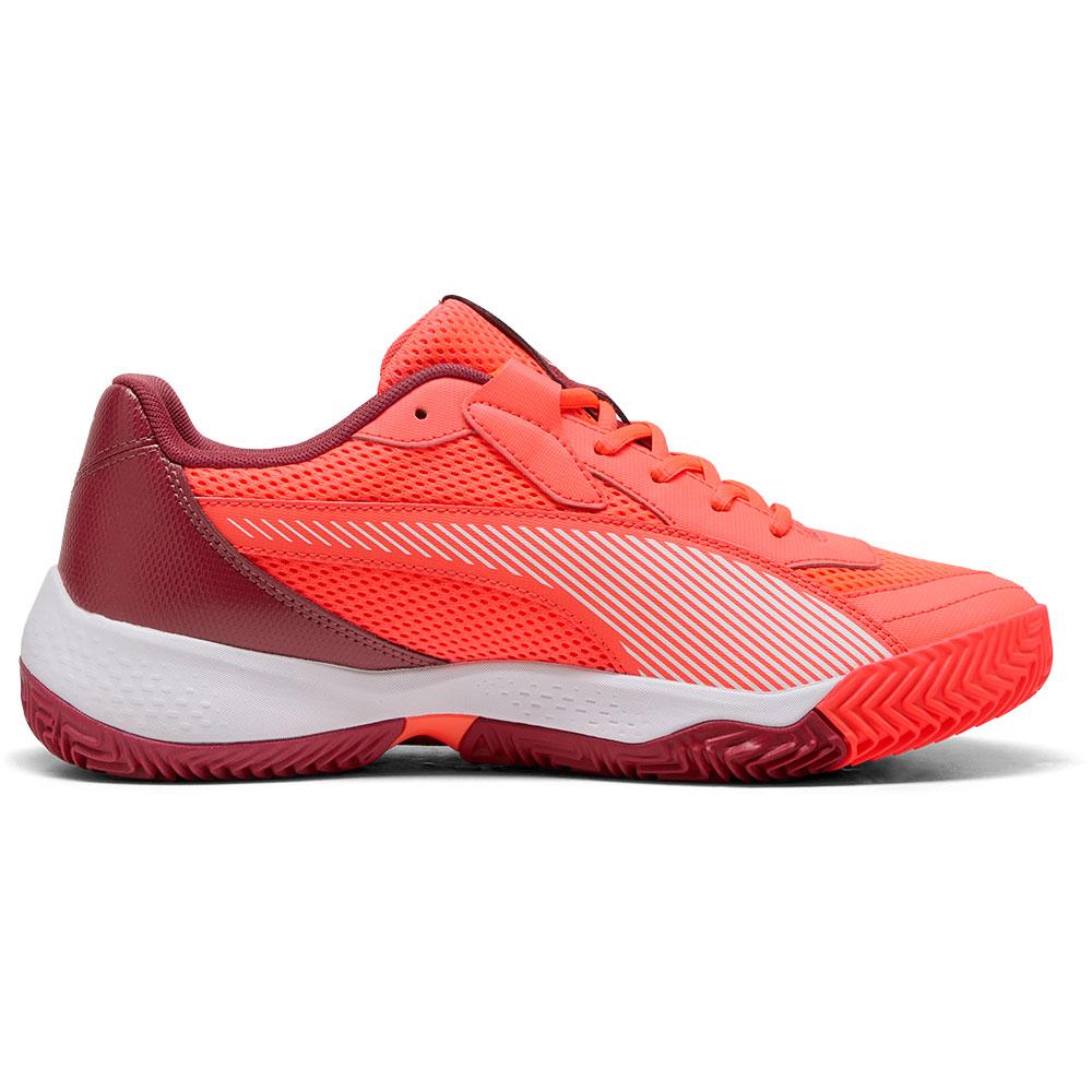 Sports shoes Puma red burgundy Nova Court