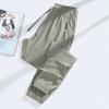 Summer Couple Style Ice Silk Pants Men's Stretch Sports Pants Men's Casual Pants Men's Versatile Casual Loose Wide Leg Pants
