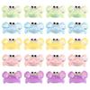 20Pcs Night Glows Crabs Statue Resins Craft For Shelf Desk Aquariums Decoration Multicolor Mini Figurine Creative Gift