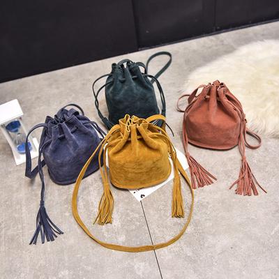 Handbags High Quality Women Bag Messenger Bags Handbag Tassel Bucket Shoulder Handbags