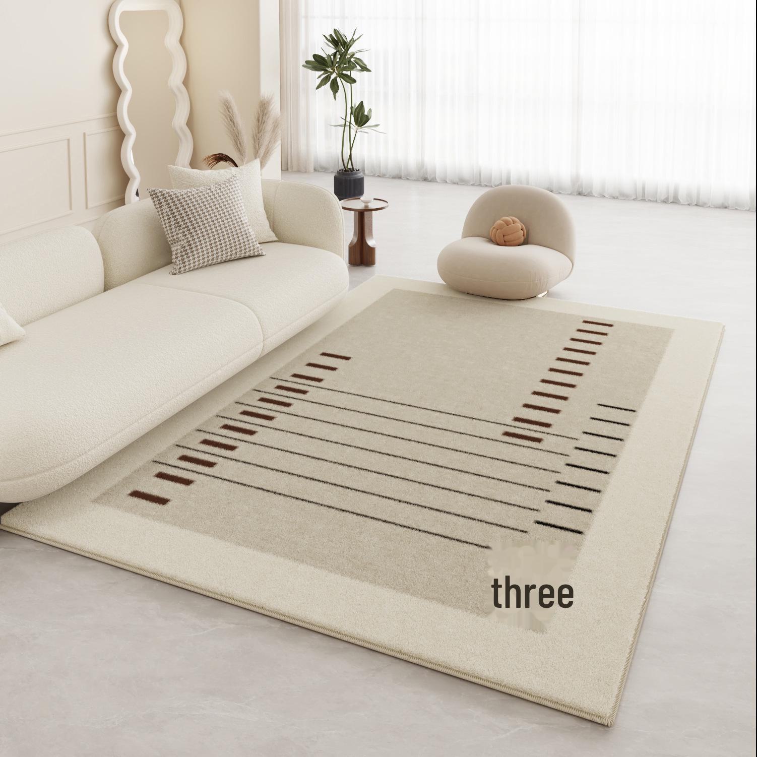 

2024 Кремовый Длинноворсовый Современный Ковер Для Гостиной И Спальни 200x250cm-cotton bottom faux cashmere