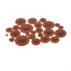 25pcs Alto Saxophone Pads, Easy To Install Clarinet Portable Sound Hole
