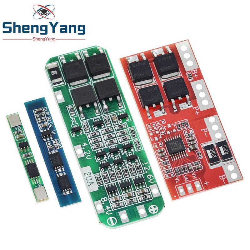 TZT 1/3/5PCS 1S 2S 3S 4S 3A 20A 30A Li-ion Lithium Battery 18650 Charger BMS Protection Board For Drill Motor Lipo Cell Module