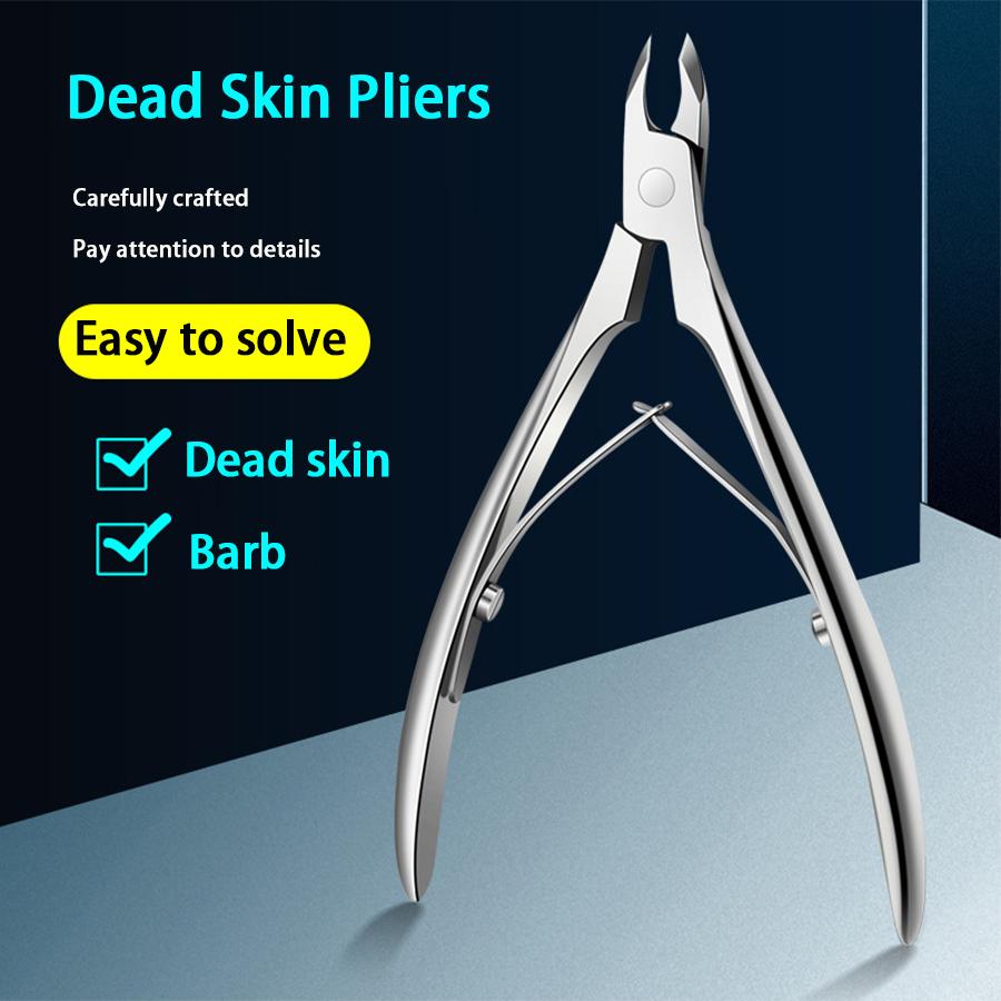 Professional Nail Shop Tools for Dead Skin Scissors Stainless Steel Double Spring Dead Skin Pliers High End Dead Skin Pliers