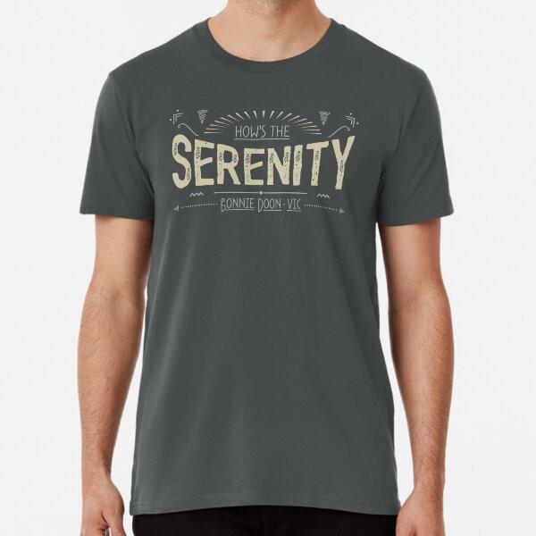 How's the Serenity 3 Premium T-Shirt S To 5XL Made In the AU/USA T-Shirt