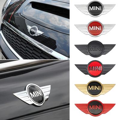 Metal Car Rear Badge for Mini Cooper F55 F56 F54 F57 Countryman Clubman JCW R56 R57 R60 Front Emblem Sticker Accessories