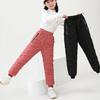 Winter Girls Warm Pants Fashion Boys Casual Waterproof Thicken Sweatpants Childrens