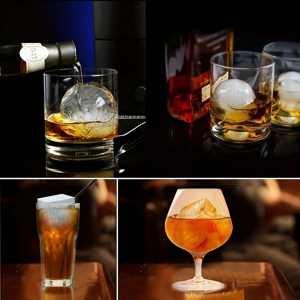 1pack Ice Silicone Cube Mold Tray 6-Grid DIY Freeze Ice Maker Creative Ice Cube Mold Barware Tools Perfect for Freezer, Cocktail