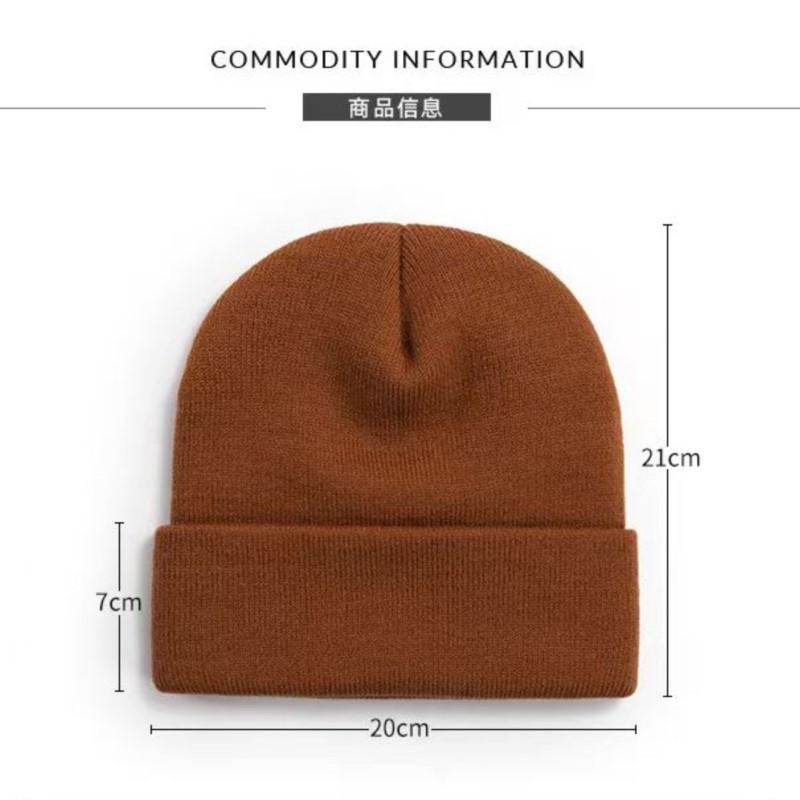 Trendy Cold Hats Unisex Beanie Autumn Winter Windproof Soft Warm Knitted Cap Men Women Skull Cap Hats Beanies For Ferrari Logo