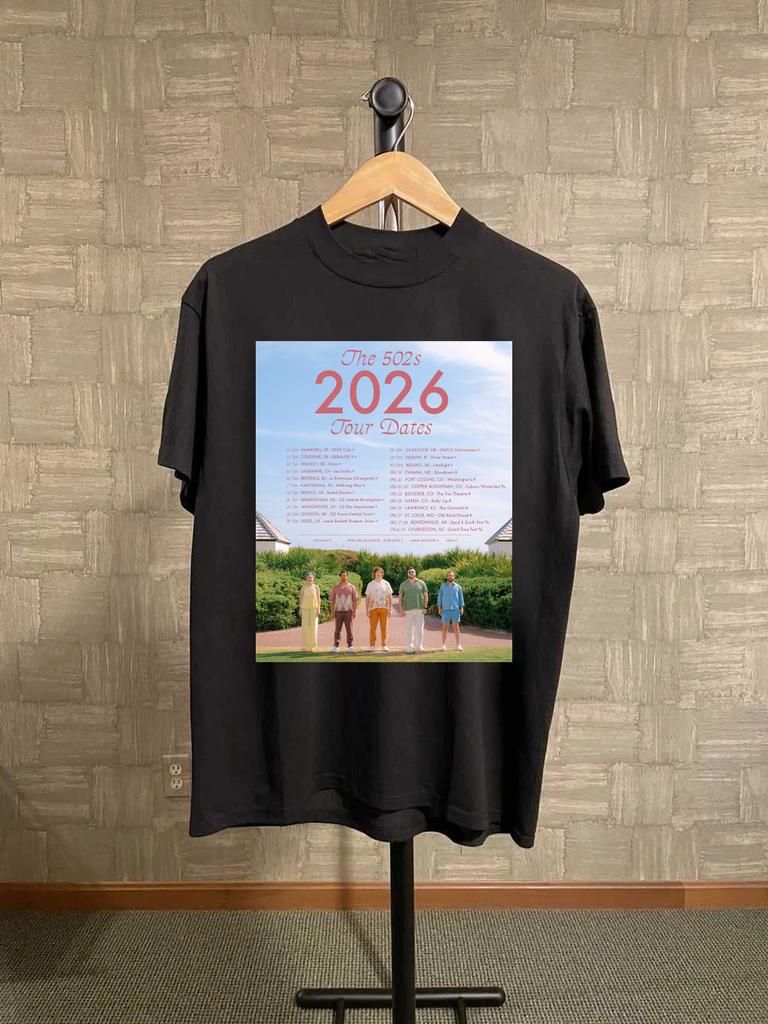 The 502s band 2026 Tour Black Cotton Shirt Full size S-5XL Unisex R61