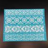 24TE Vintage Lace Adhesive Silk Screen Printing Stencil Mesh Transfers DIY Shirt