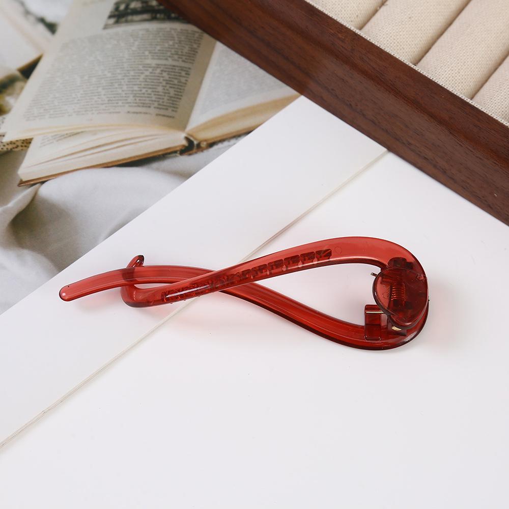 

Элегантная заколка для волос в виде восьмерки - Универсальная женская заколка-краб для прически