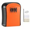 Wall Mounted Key Lock Box Sturdy Combination Lock Box Key Safe Storage  Construction Site