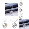 Stylish Animal Themed Heart Shaped Necklace For Girls Perfect Gift For Lovers